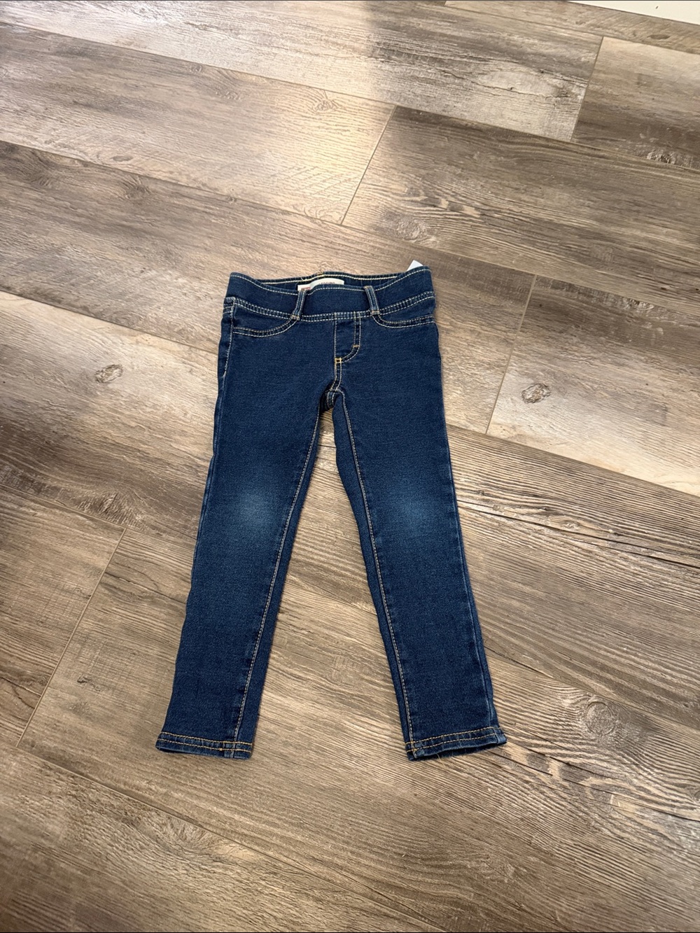 Levi’s Kids Dark Blue Denim Jeggings - Stretchy Comfort